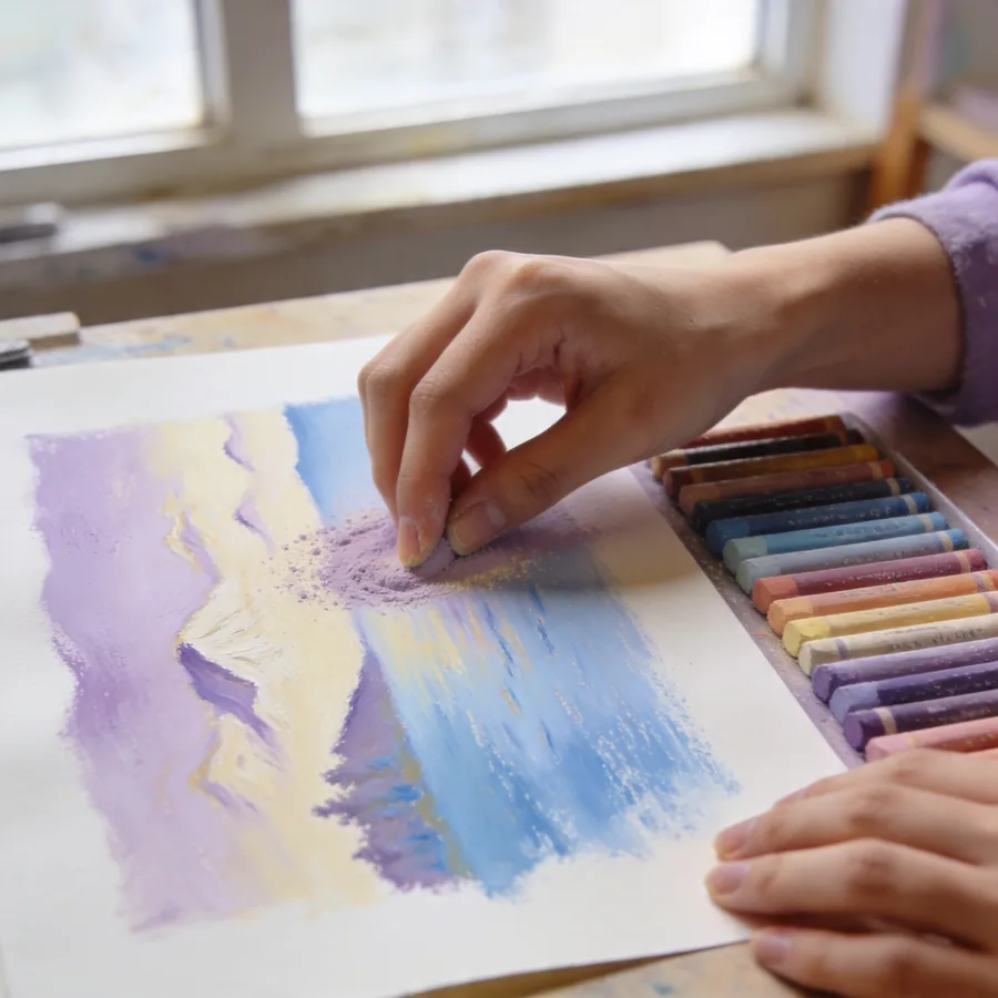 Adult Pastel Art
