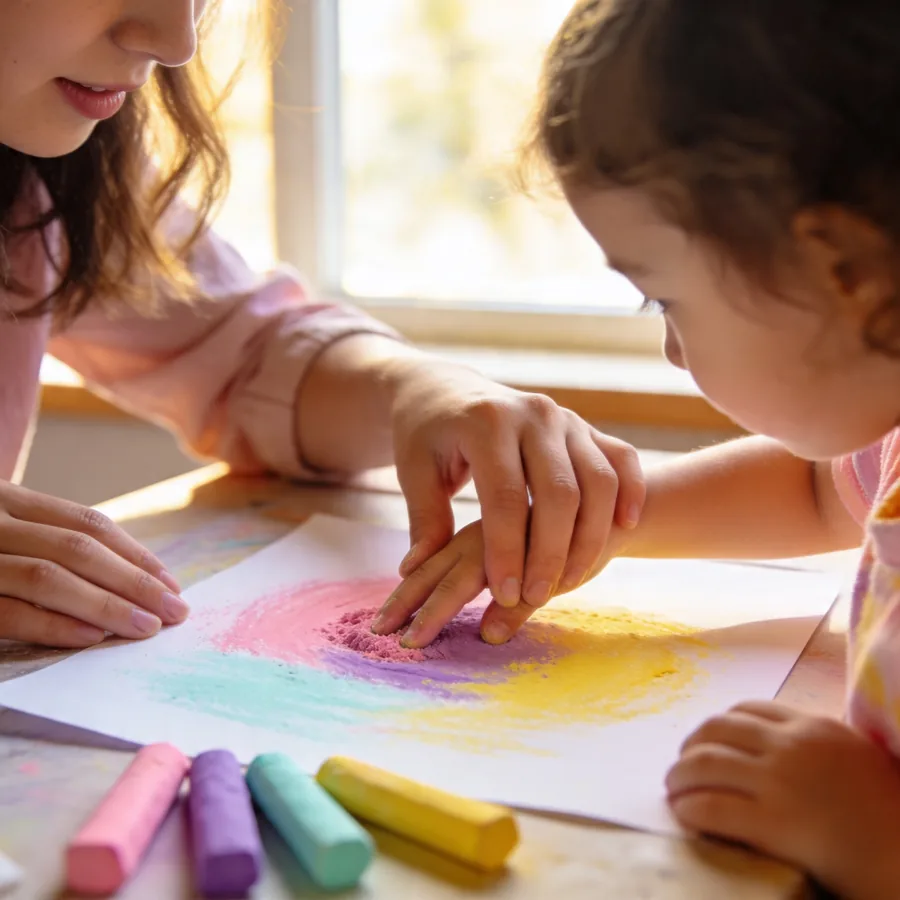 Kids Pastel Art